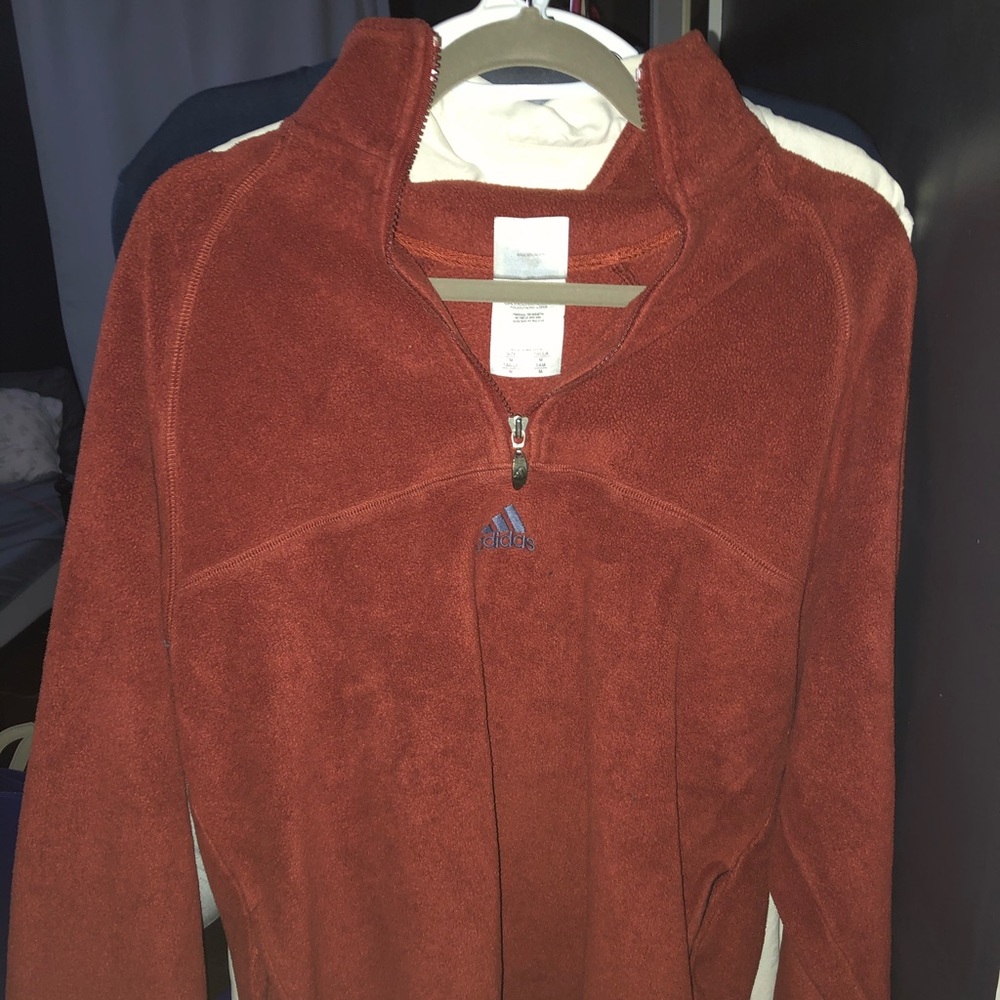 Vintage Adidas 1/4 zip pullover size M
